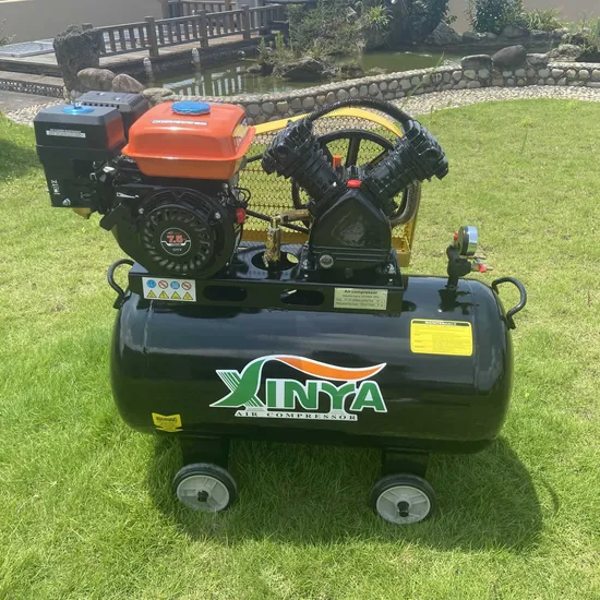 Xinya 6.5HP 2065 Double Cyliner 100L Gasoline Belt Driven Air Compressor Factory