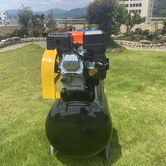 Xinya 6.5HP 2065 Double Cyliner 100L Gasoline Belt Driven Air Compressor Factory